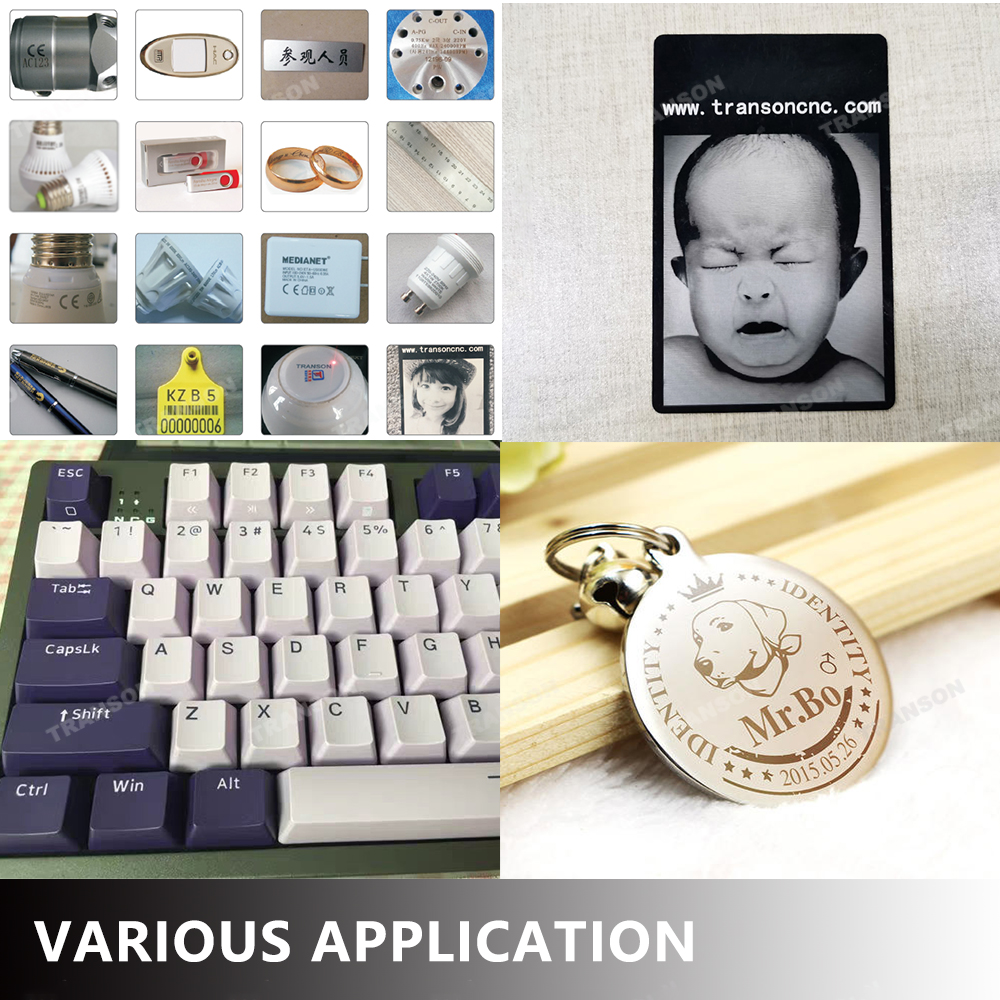 Mini Desktop Fiber Laser Marking Machine Sample 1