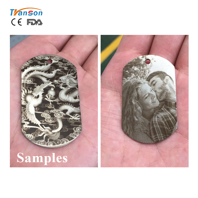 Mini Handheld Fiber Laser Marking Machine Sample 1
