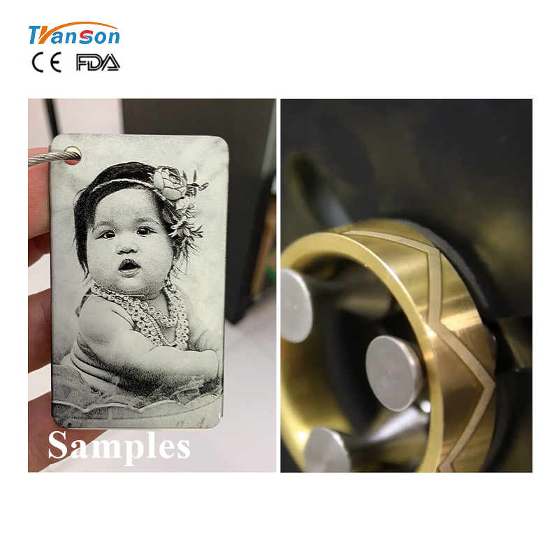 Mini Handheld Fiber Laser Marking Machine Sample 2
