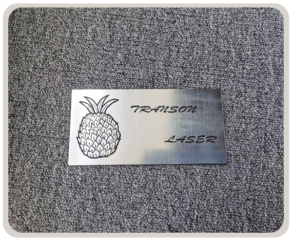 Semi-Enclosed Fiber Laser Marking Machine Sample 1