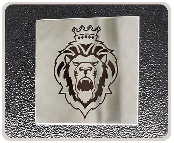 Semi-Enclosed Fiber Laser Marking Machine Sample 2