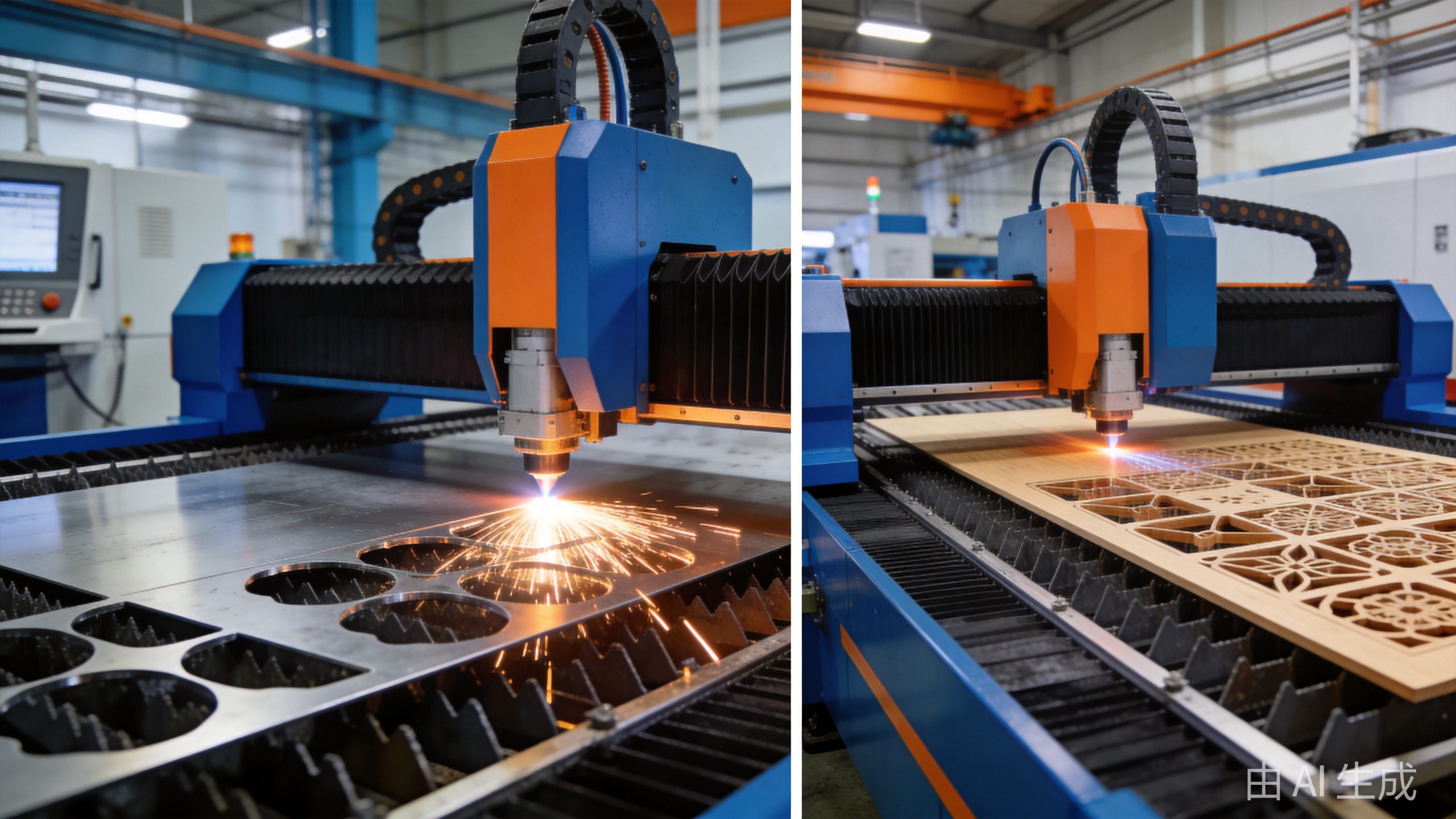 Fiber laser vs CO2 laser cutting machine comparison